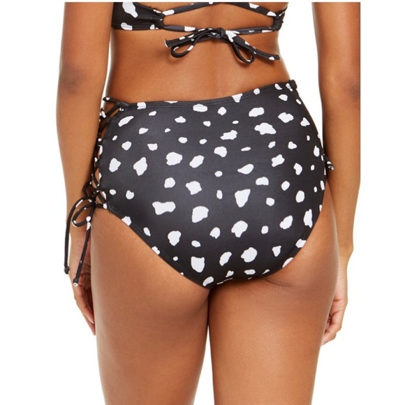 SUNDAZED Spot On Printed Stella High Waist Bottom M - Picture 2 of 3